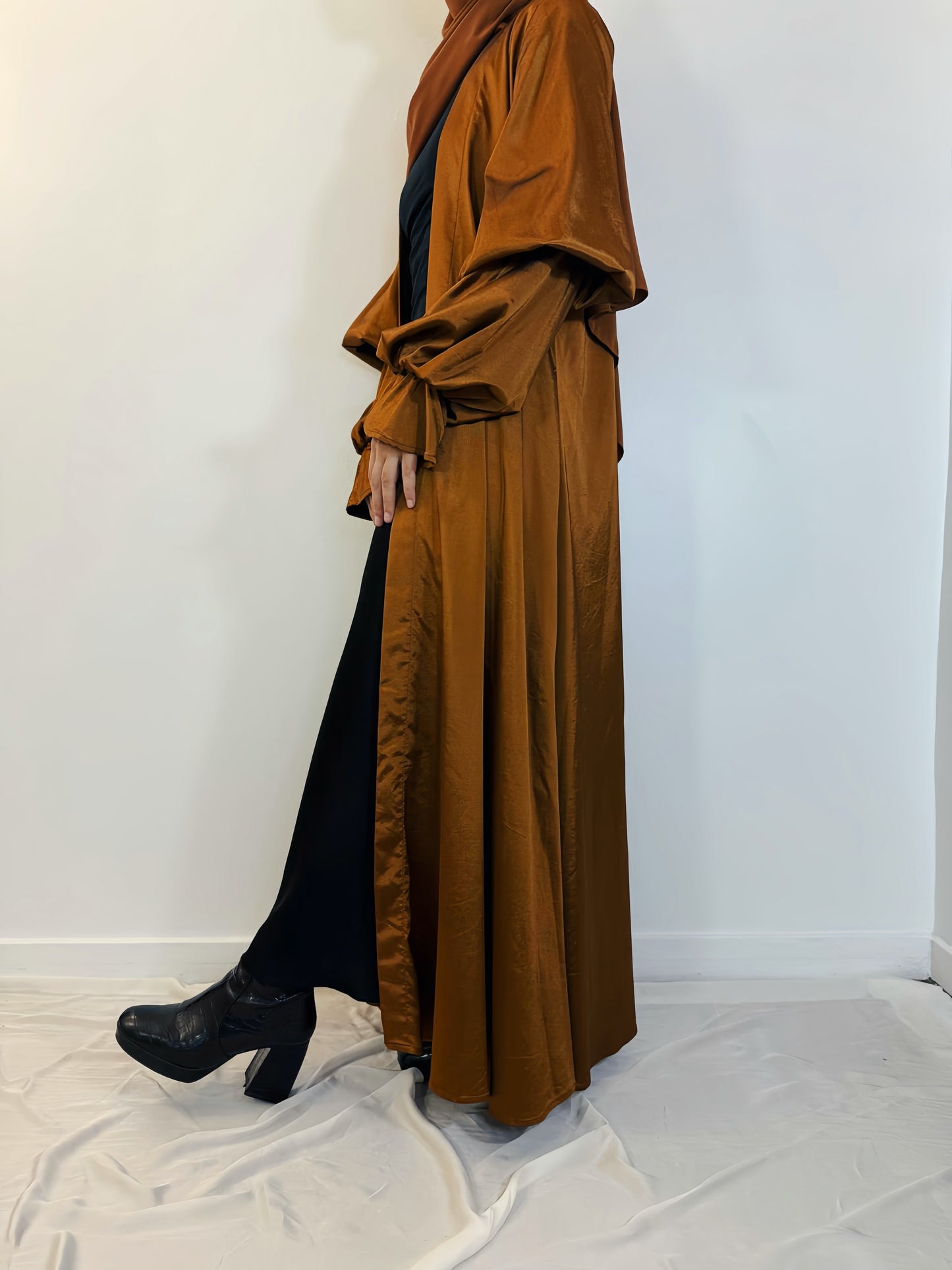 Abaya en taffeta
