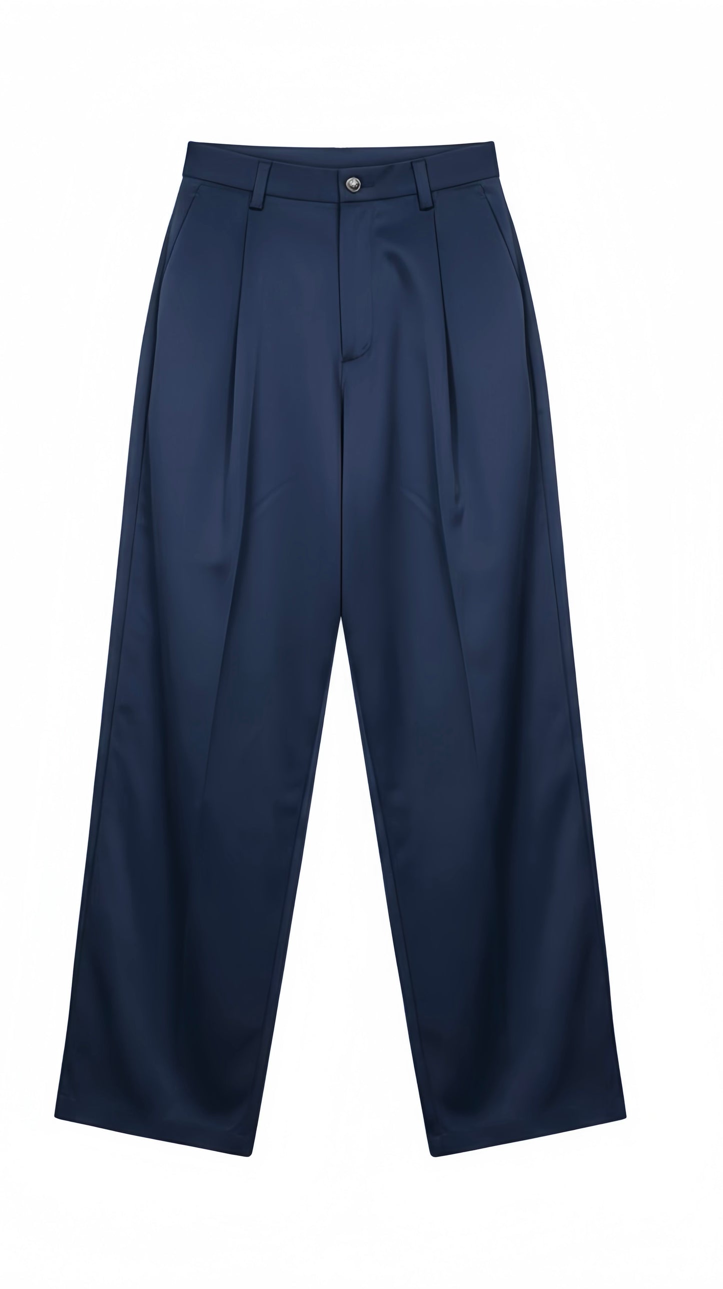 Pantalon Large – Bleu Nuit