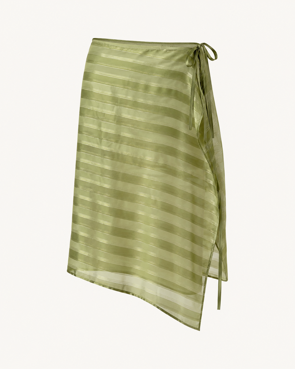 Surjupe en satin – Vert Olive - précommande