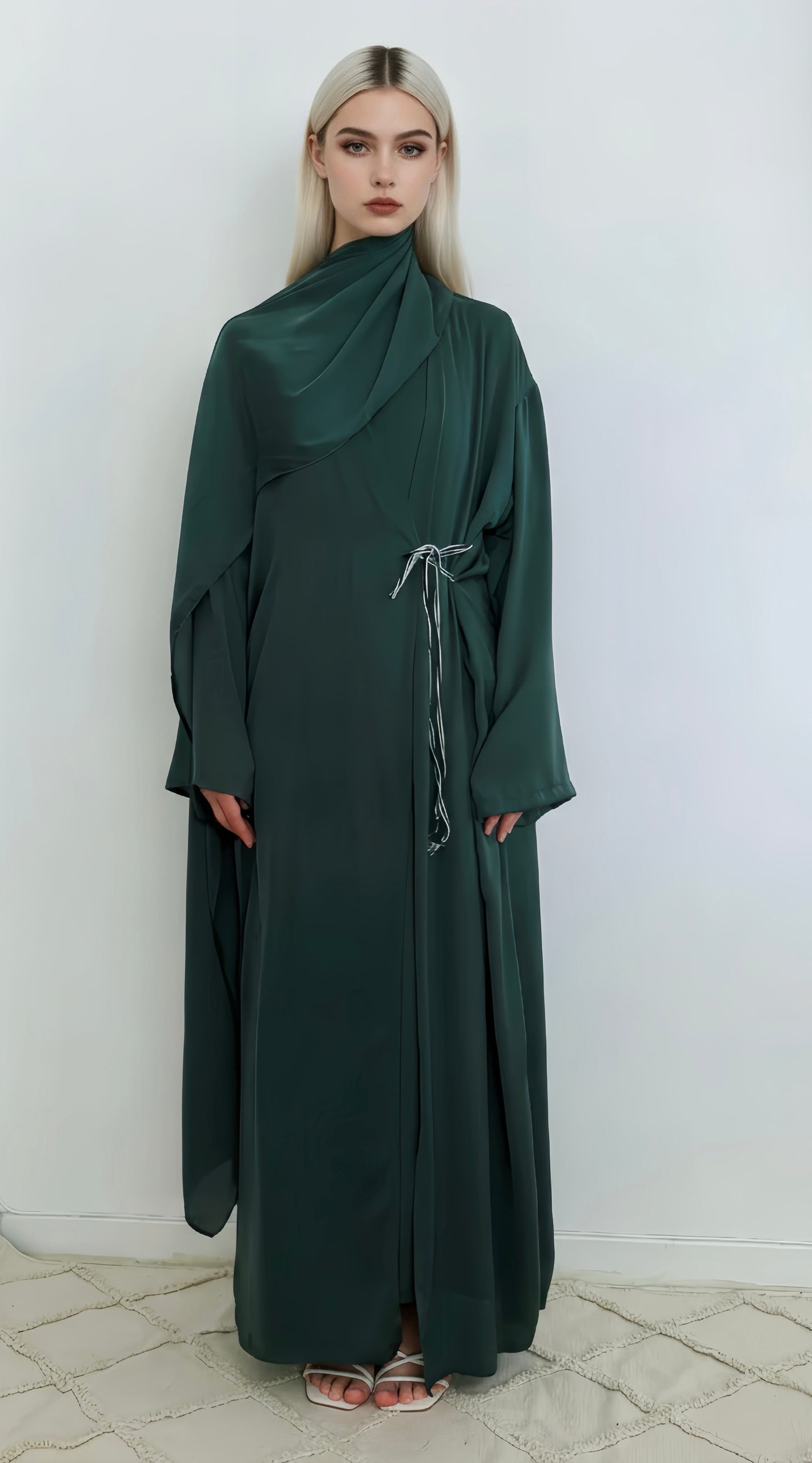 Abaya Abeer Verte - précommande