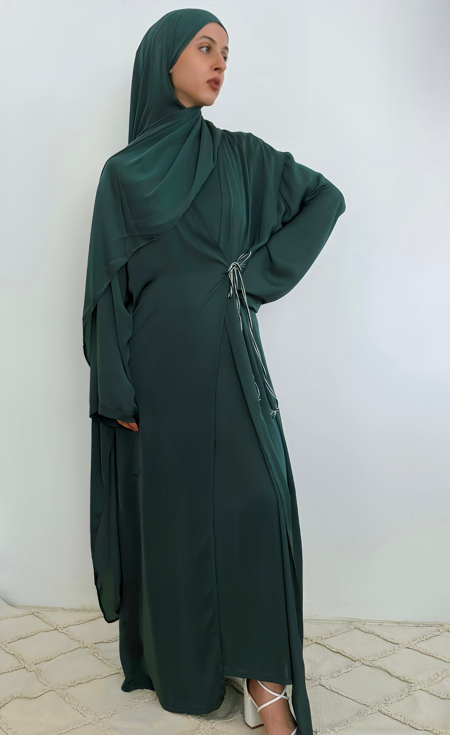 Abaya Abeer Verte - précommande