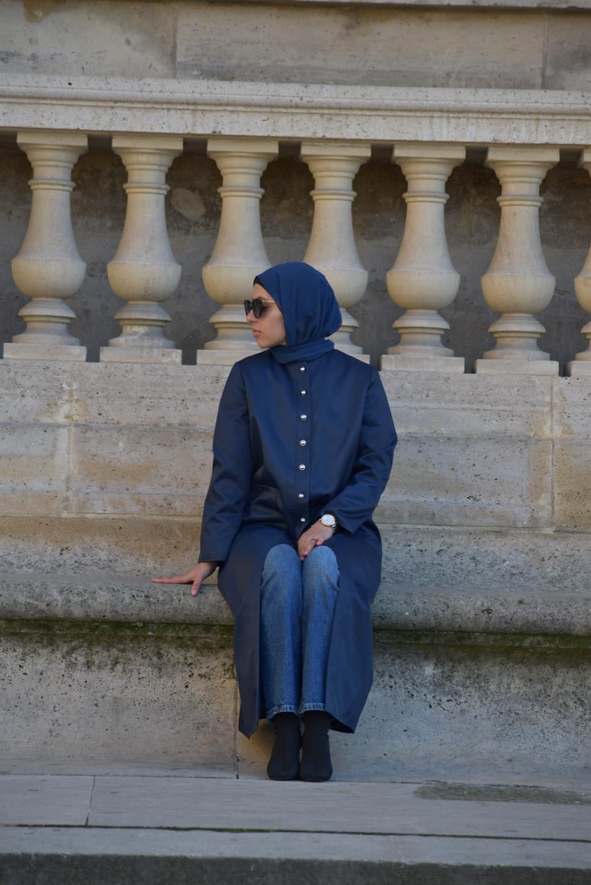 Veste longue imperméable