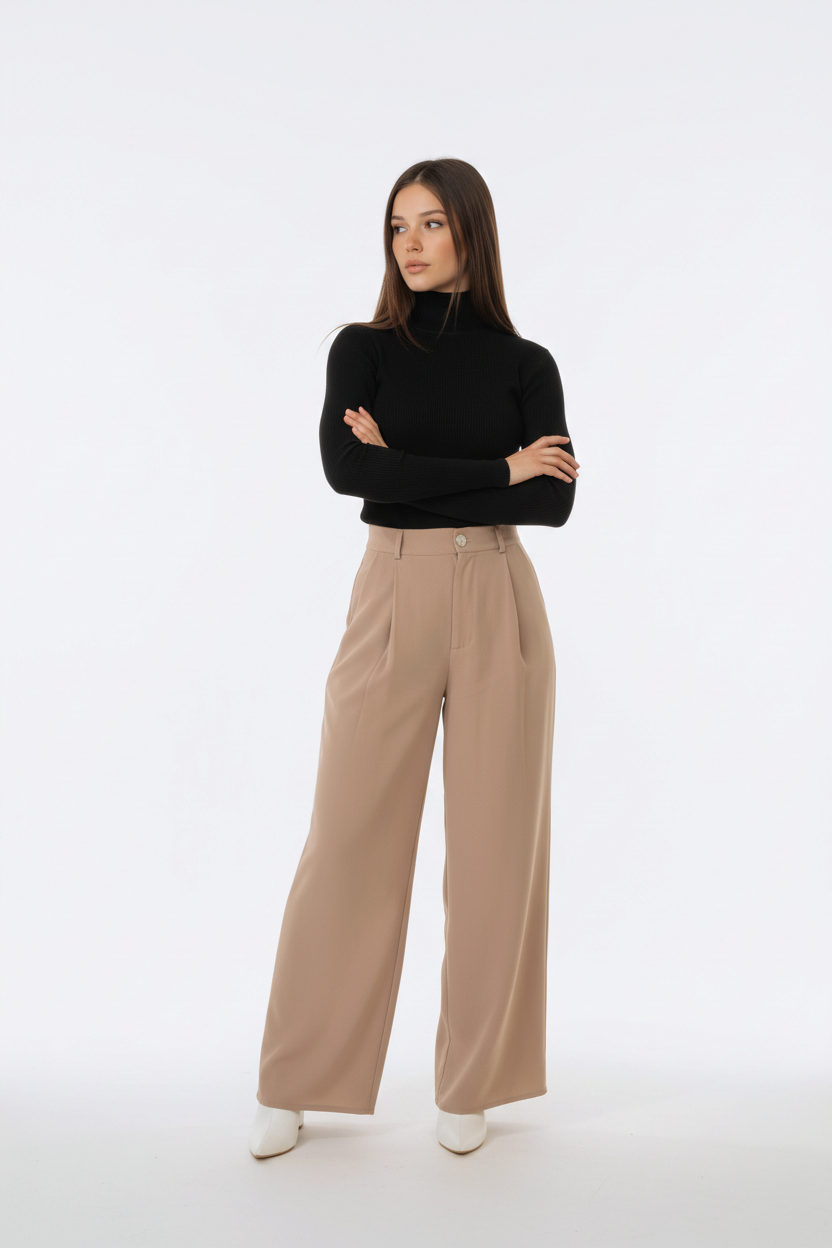 Pantalon beige Sablé